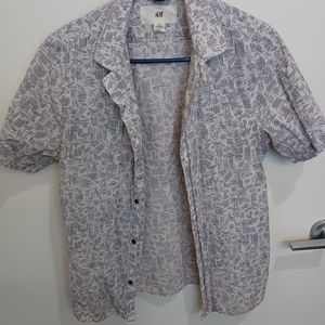H&M Button Down Short Sleeve Shirt